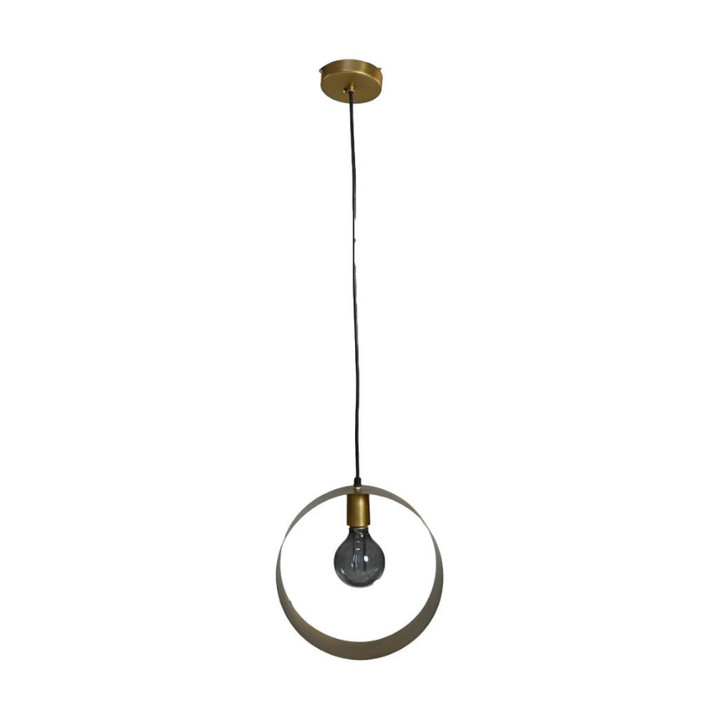 Hanglamp Rond ø30x10 Goud IJzer