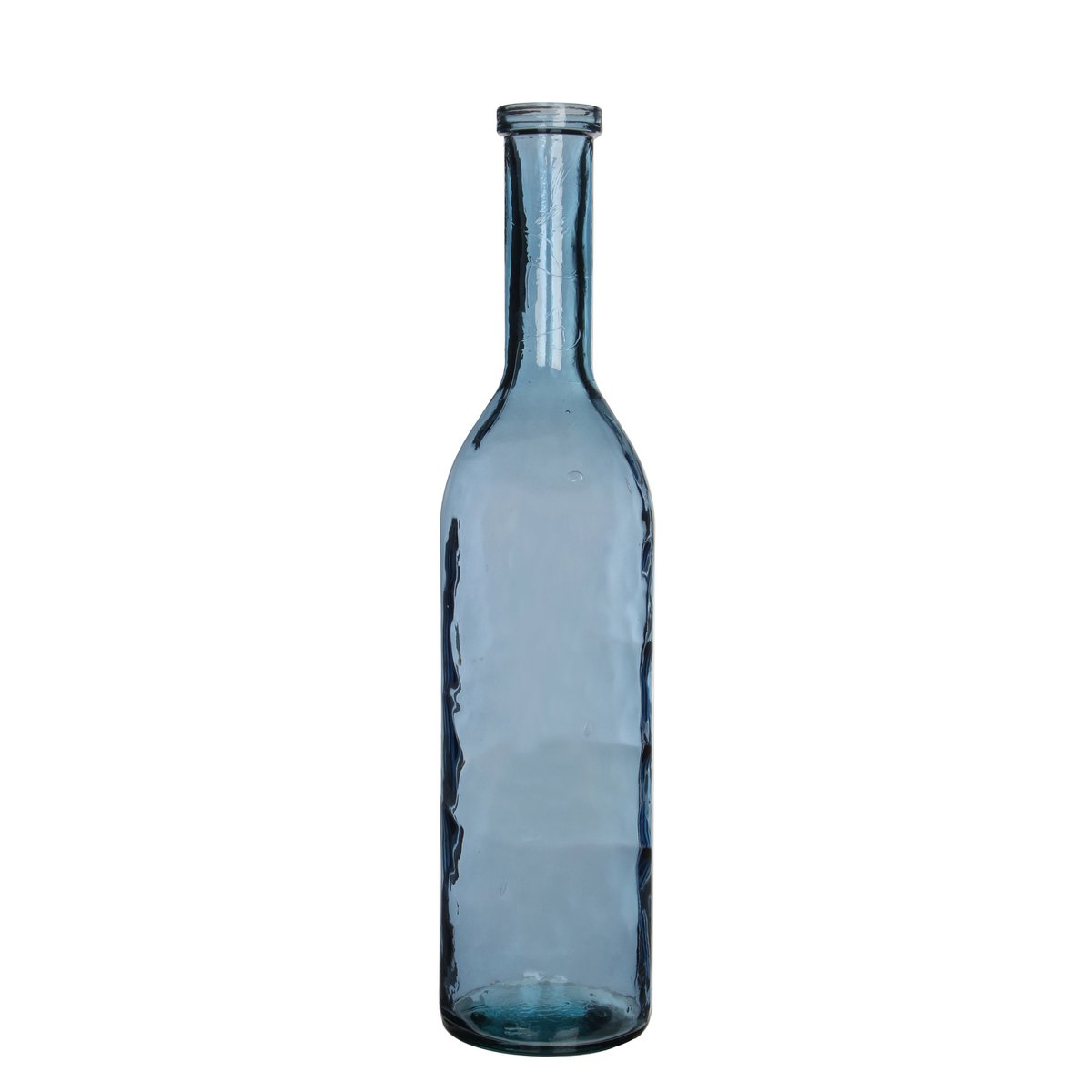 Rioja Fles Vaas H75 x Ø18 cm Gerecycled Glas Lichtblauw