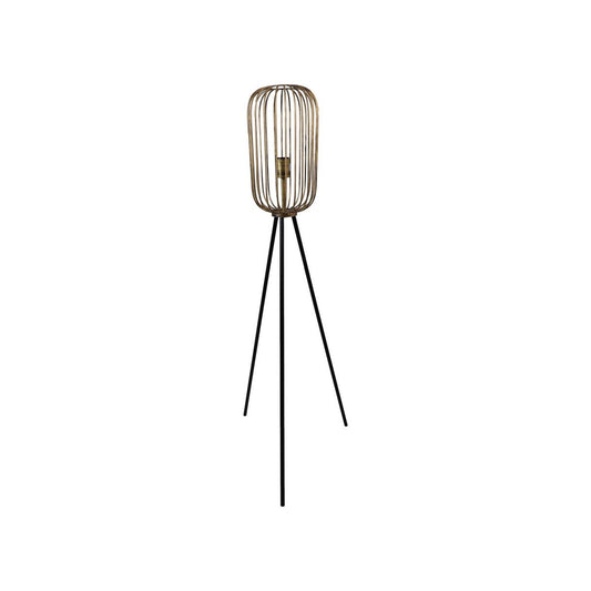 HSM Collection Vloerlamp Statief Klein ø30x120 Goud/Zwart Metaal