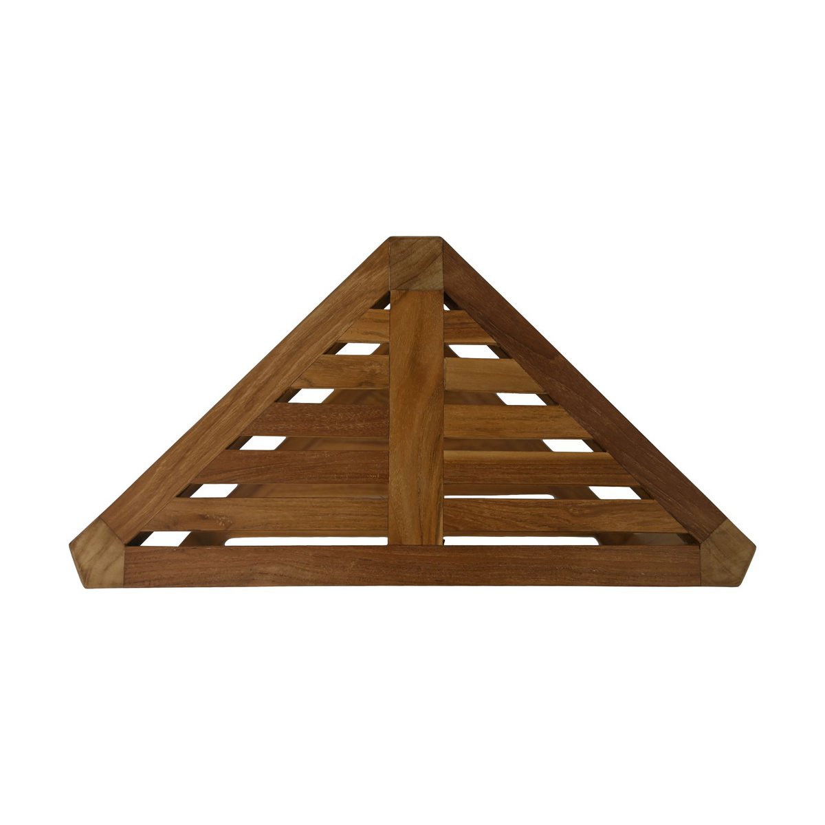 Decoratieve hoekkruk 46x30x46,5 Natuurlijk Teak