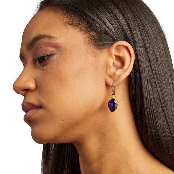 Velvet Deep Purple Earrings