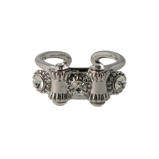 Otazu Vintage Barrel Ring Rhodium