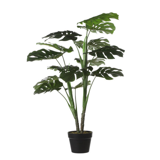 Monstera Kunstplant H100 x Ø70 cm Groen