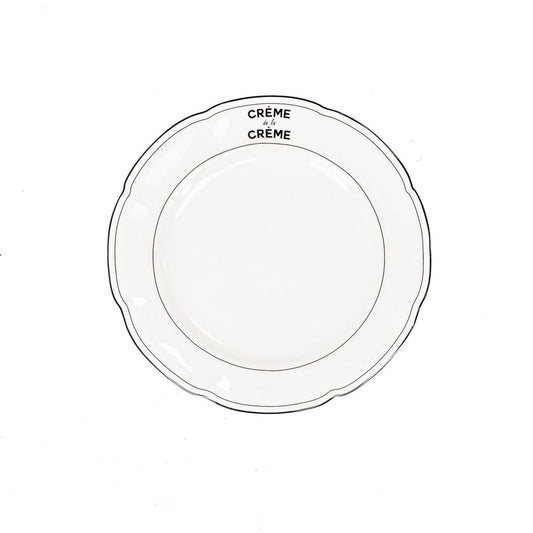 Bord Crème de la Crème Newbone China 19,5x19,5x1,2cm