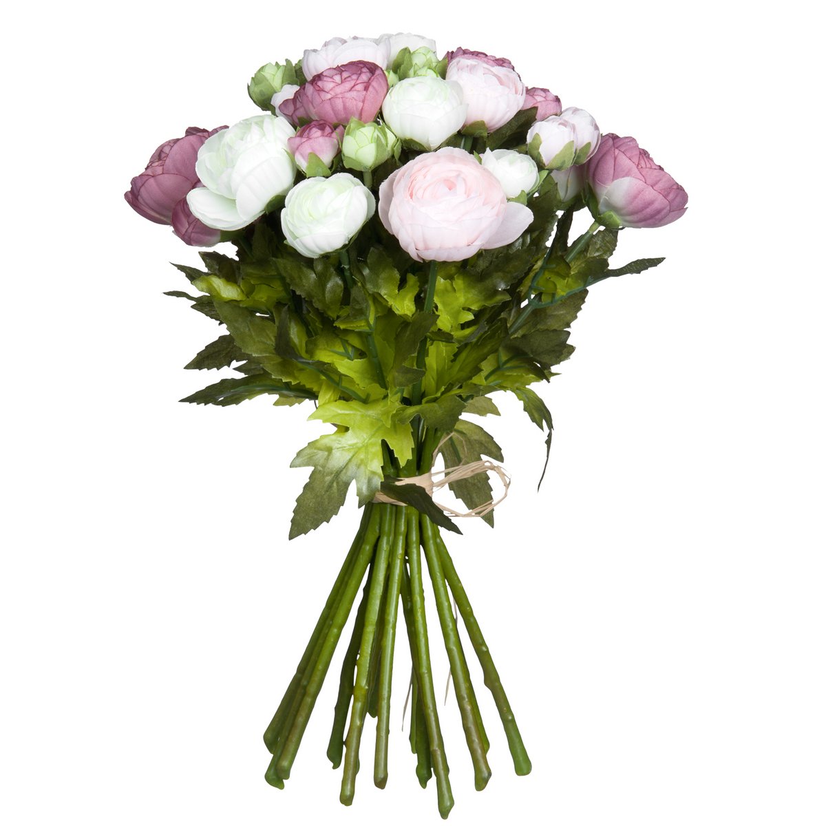 Ranonkels Kunstbloemen Boeket H35 x Ø26 cm Roze