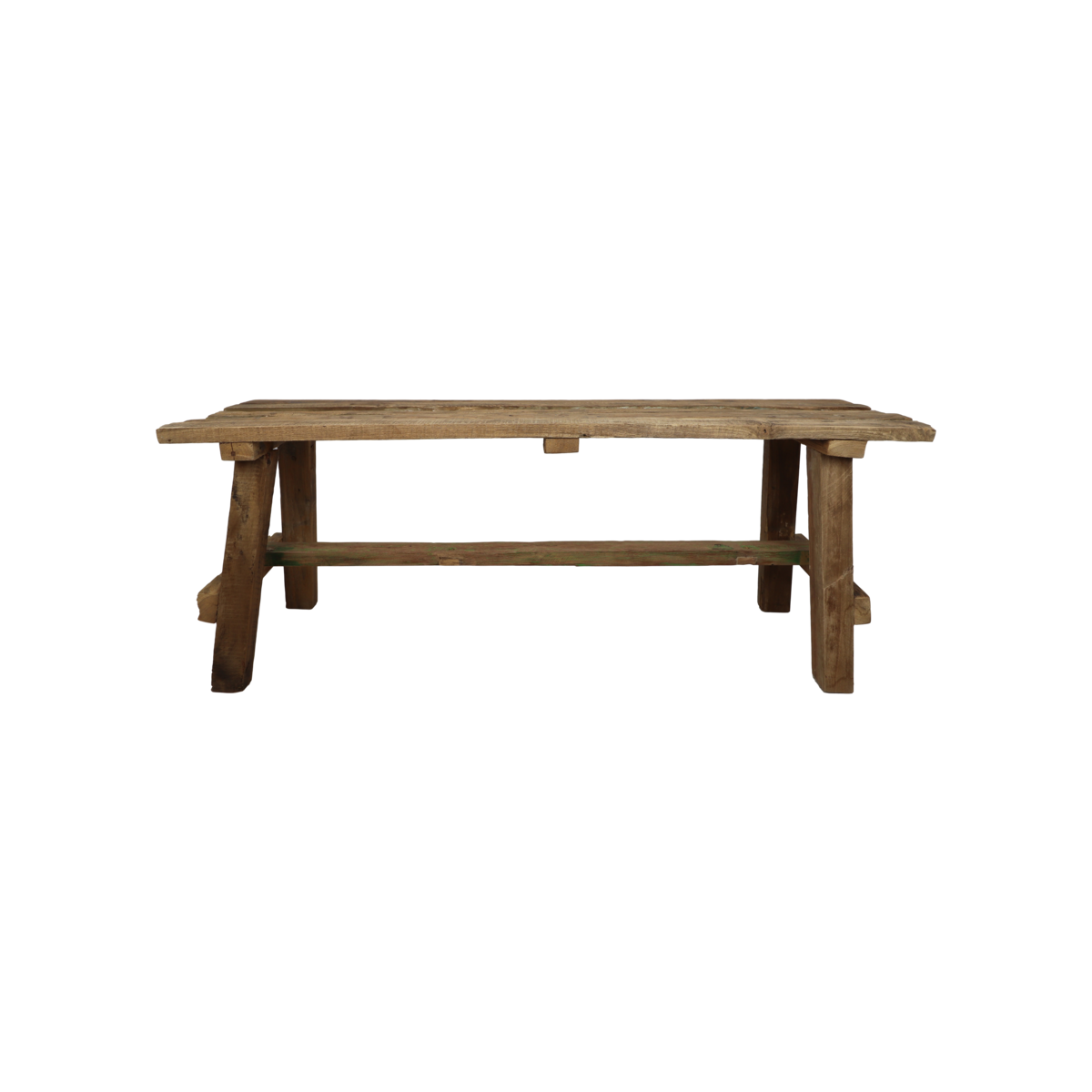 Decoratieve bank Napels 120 cm naturel teak