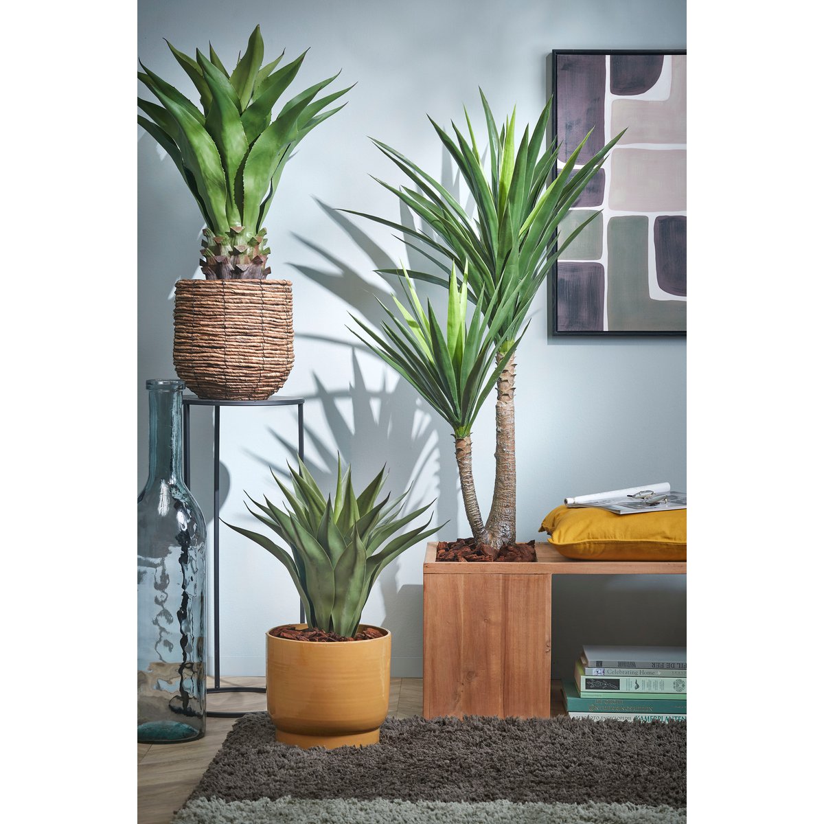 Yucca Kunstplant H120 x Ø60 cm Groen