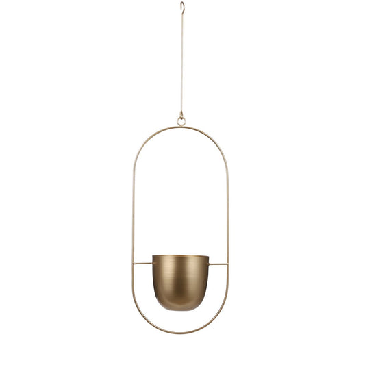 Dexter Bloempot Hangend L24 x B14 x H83 cm Goud