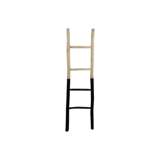 Decoratieve Ladder Naturel/Zwart