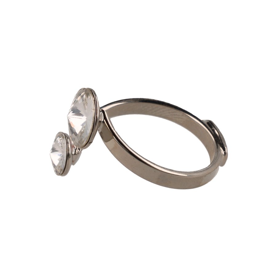 Classic Disc Ring Rhodium