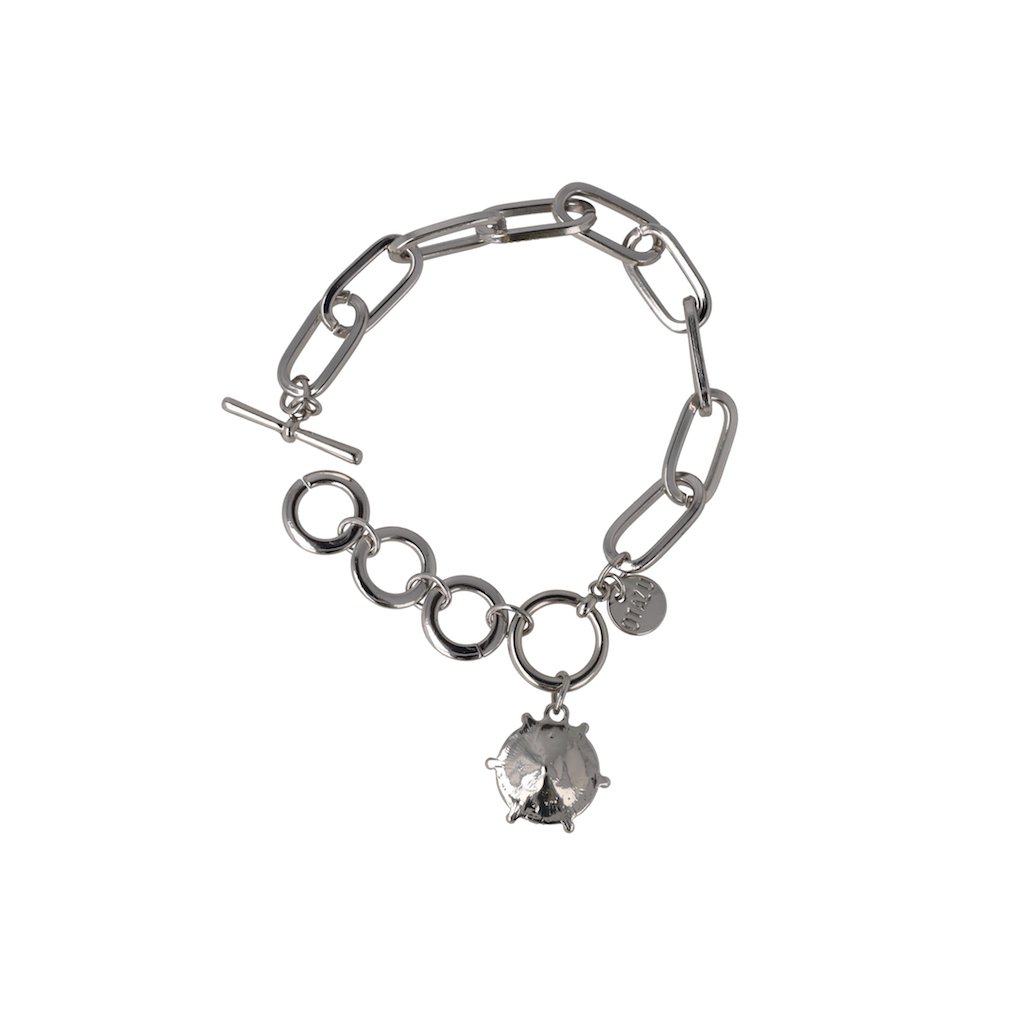 Rhodium en Kristal Armband