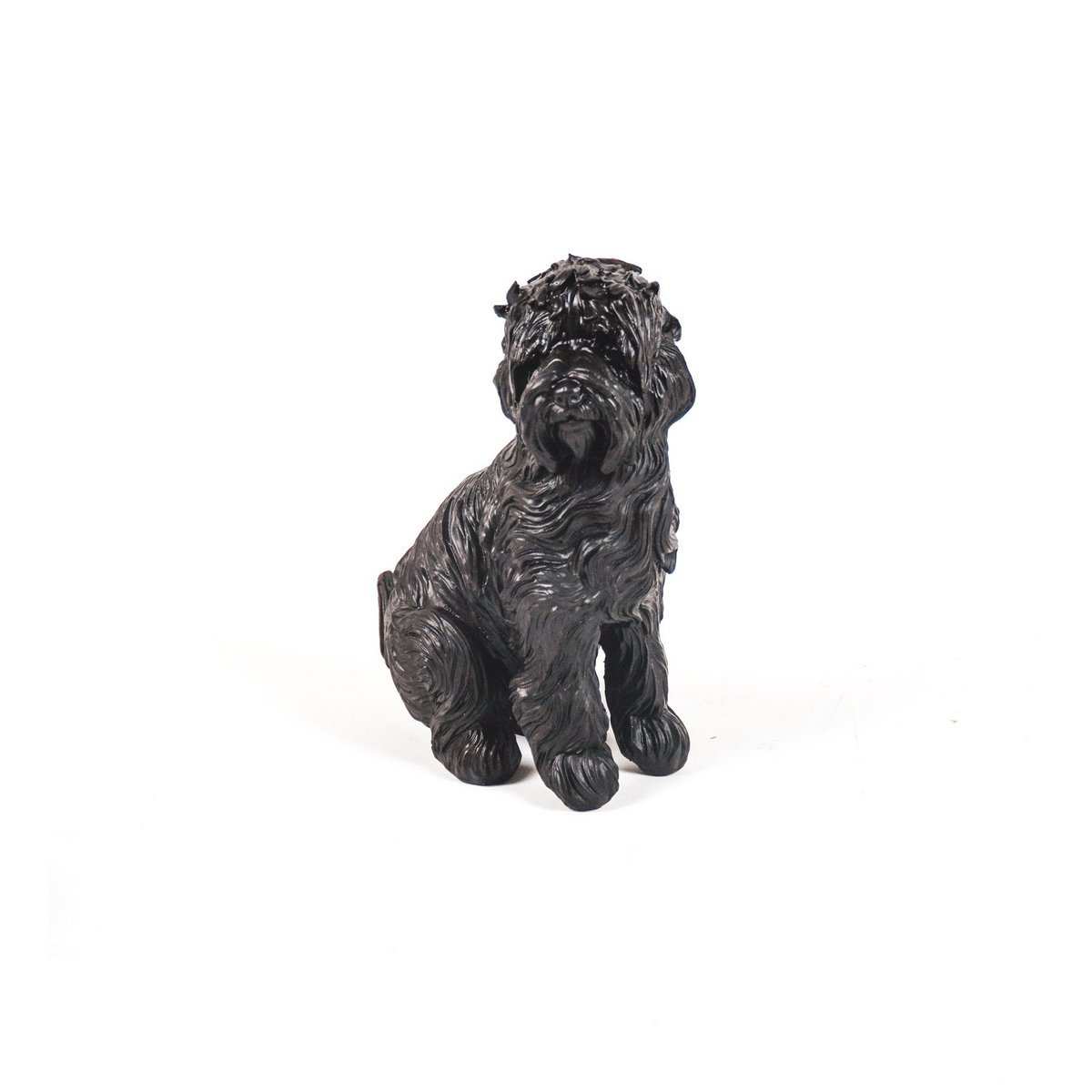 Ornament Labradoodle Hond Polyresin Zwart 16x23,5cm