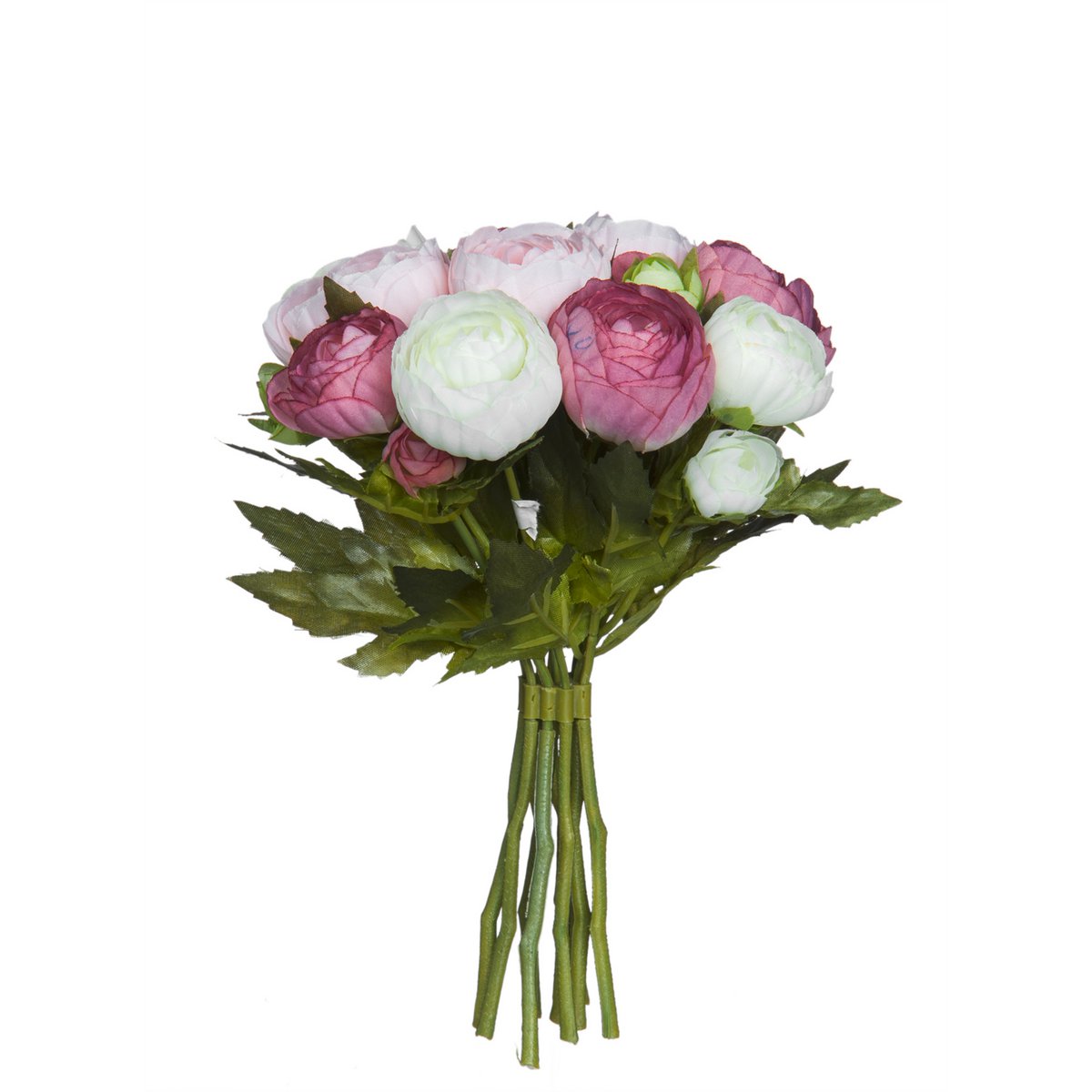 Ranonkels Kunstbloemen Boeket H22 x Ø19 cm Roze