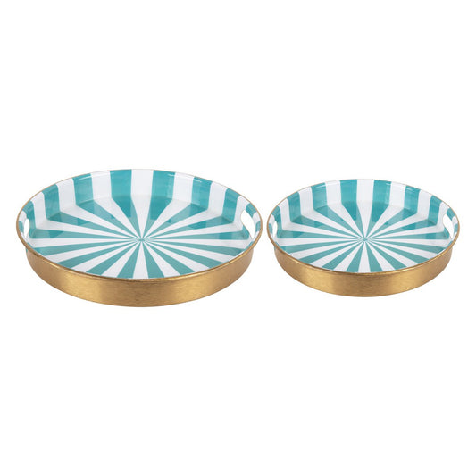 Dienbladenset Candy Swirl, Set van 2 Stuks