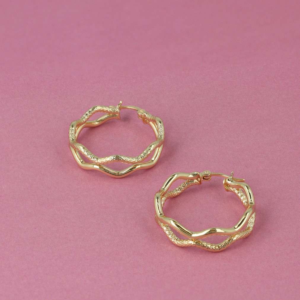 Goddelijke Gouden Bubble Hoops