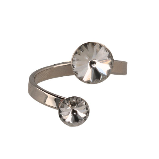 Classic Disc Ring Rhodium