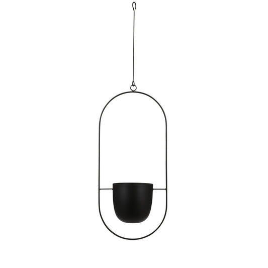 Dexter Bloempot Hangend L24 x B14 x H83 cm Zwart