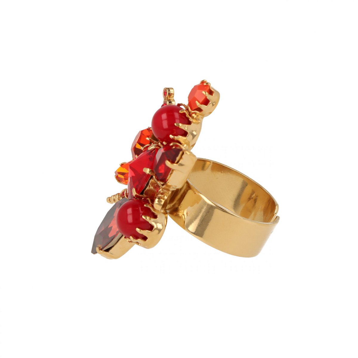 Precious Coral Ring