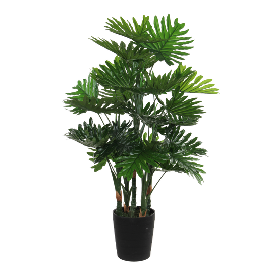 Philodendron Kunstplant H120 x Ø80 cm Groen