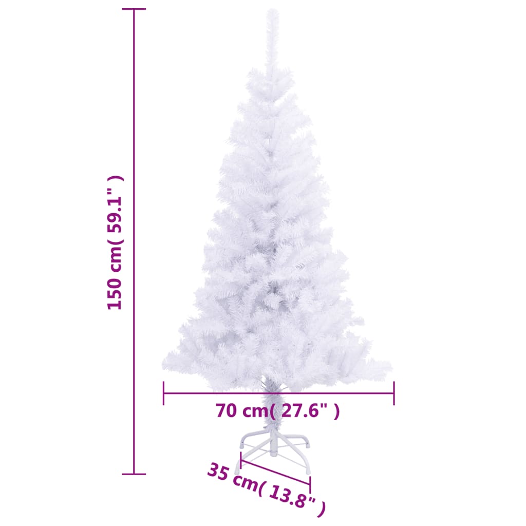 Kunstkerstboom met standaard 380 takken 150 cm