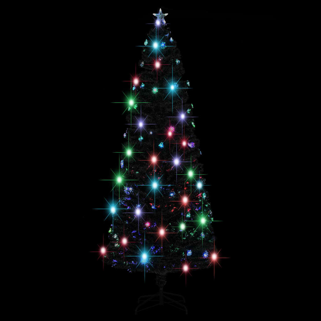 Kerstboom met LED en standaard 240 cm glasvezel