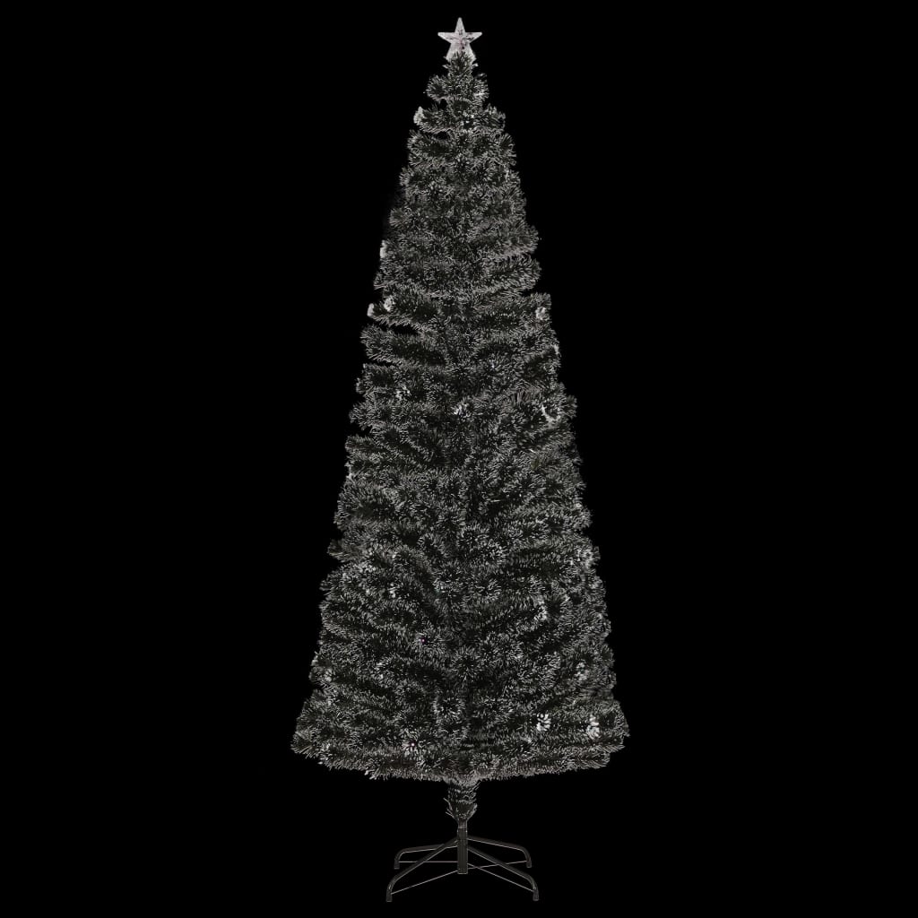 Kerstboom met LED en standaard 240 cm glasvezel