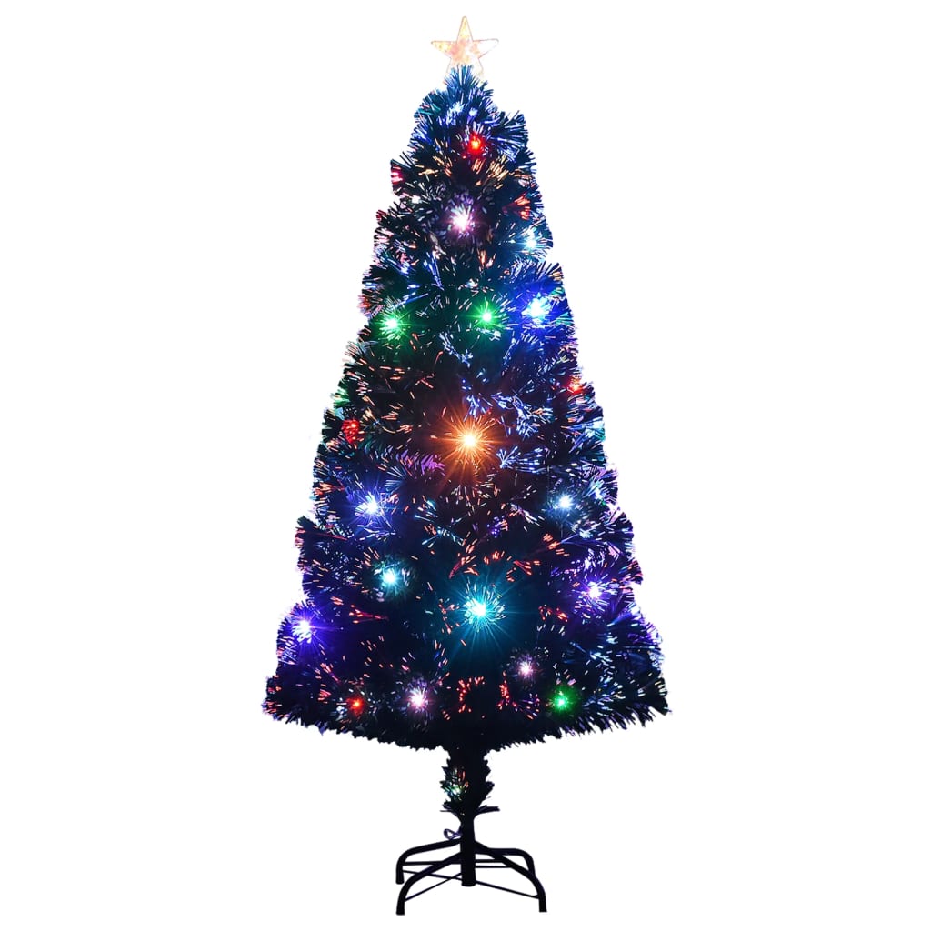 Kerstboom met LED en standaard 120 cm glasvezel