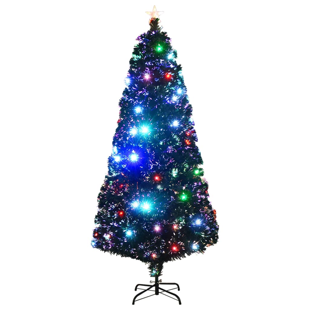 Kerstboom met LED en standaard 180 cm glasvezel