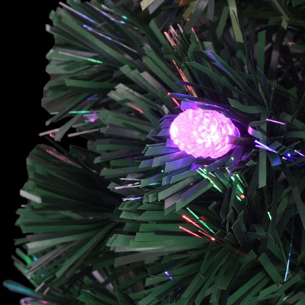 Kerstboom met LED en standaard 210 cm glasvezel