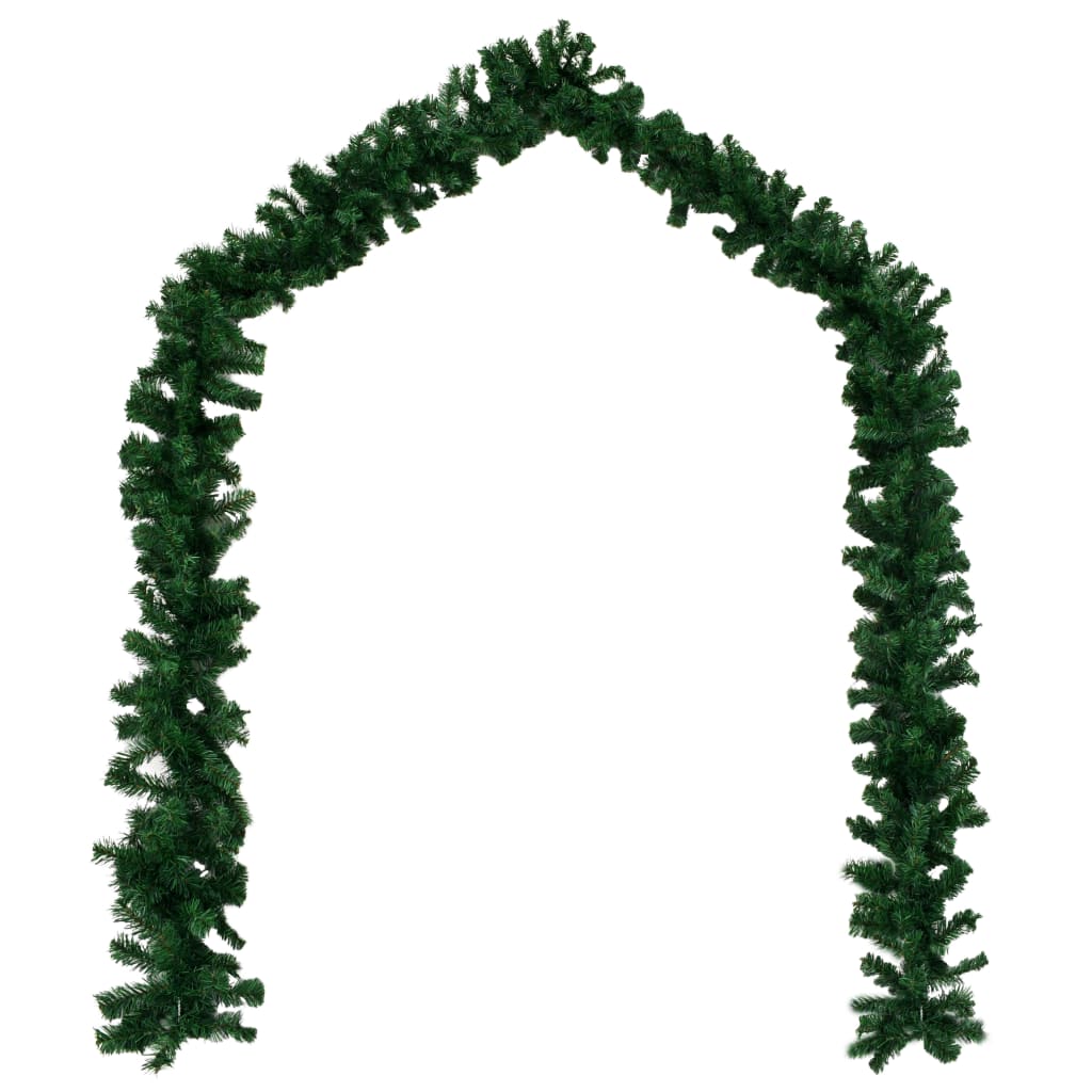 Kerstslingers 4 st 270 cm PVC groen