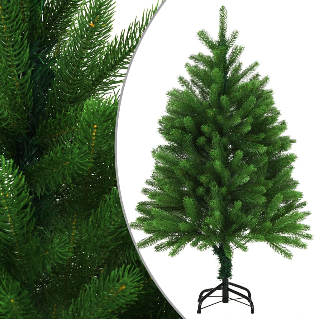 Kunstkerstboom met levensechte naalden 120 cm groen