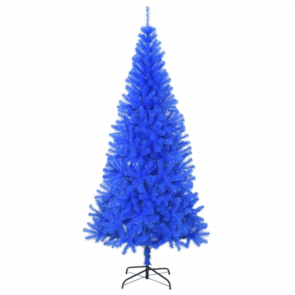 Kunstkerstboom met standaard 180 cm PVC blauw