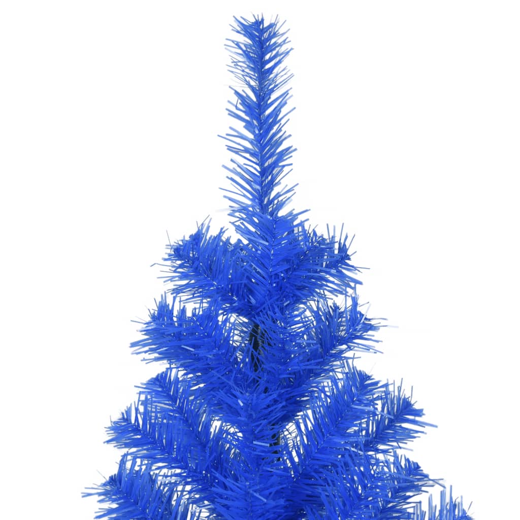 Kunstkerstboom met standaard 180 cm PVC blauw