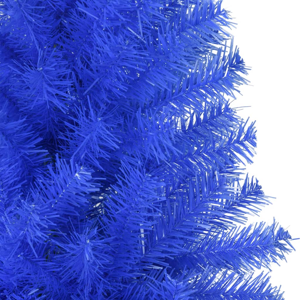 Kunstkerstboom met standaard 180 cm PVC blauw