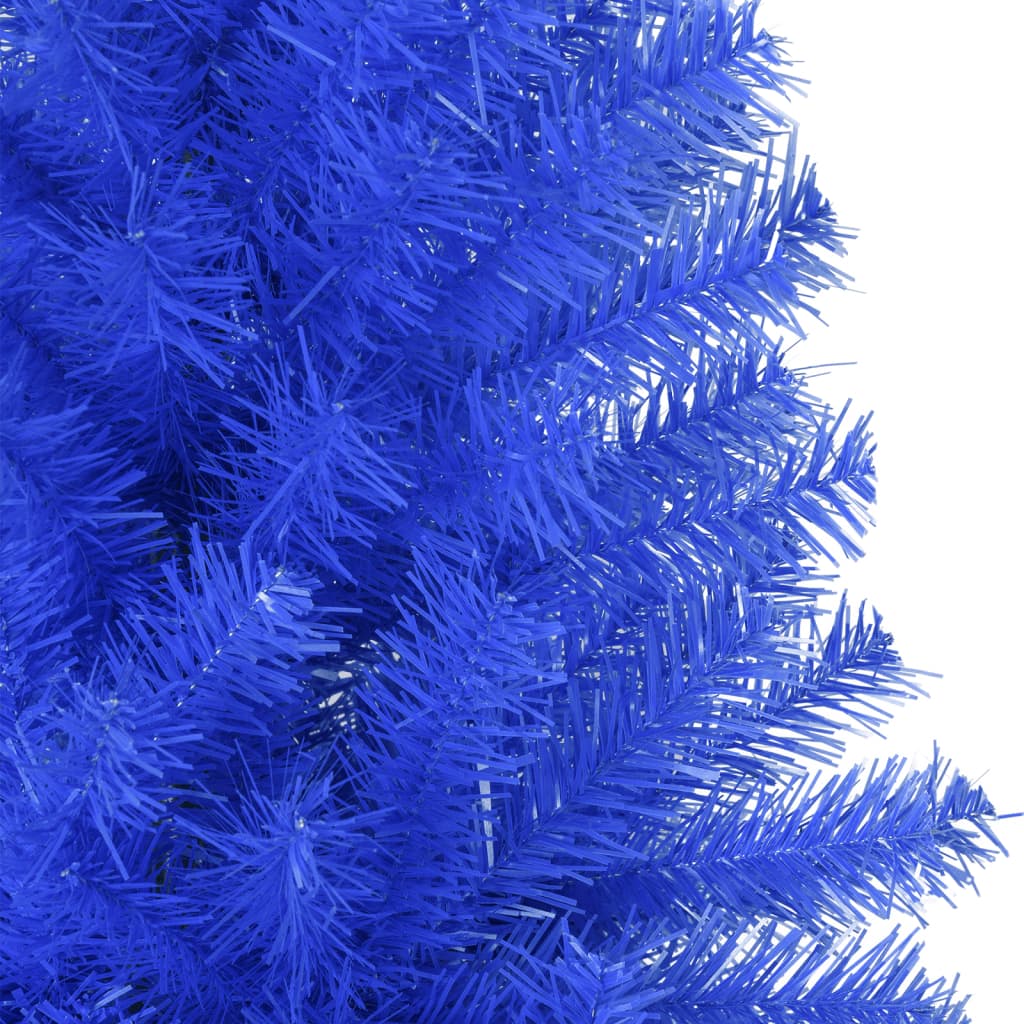 Kunstkerstboom met standaard 210 cm PVC blauw