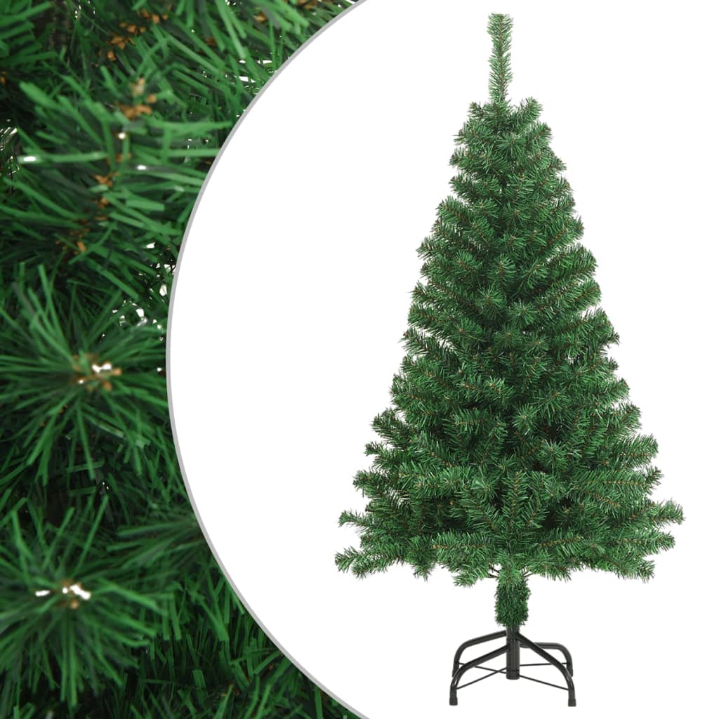 Kunstkerstboom met dikke takken 150 cm PVC groen