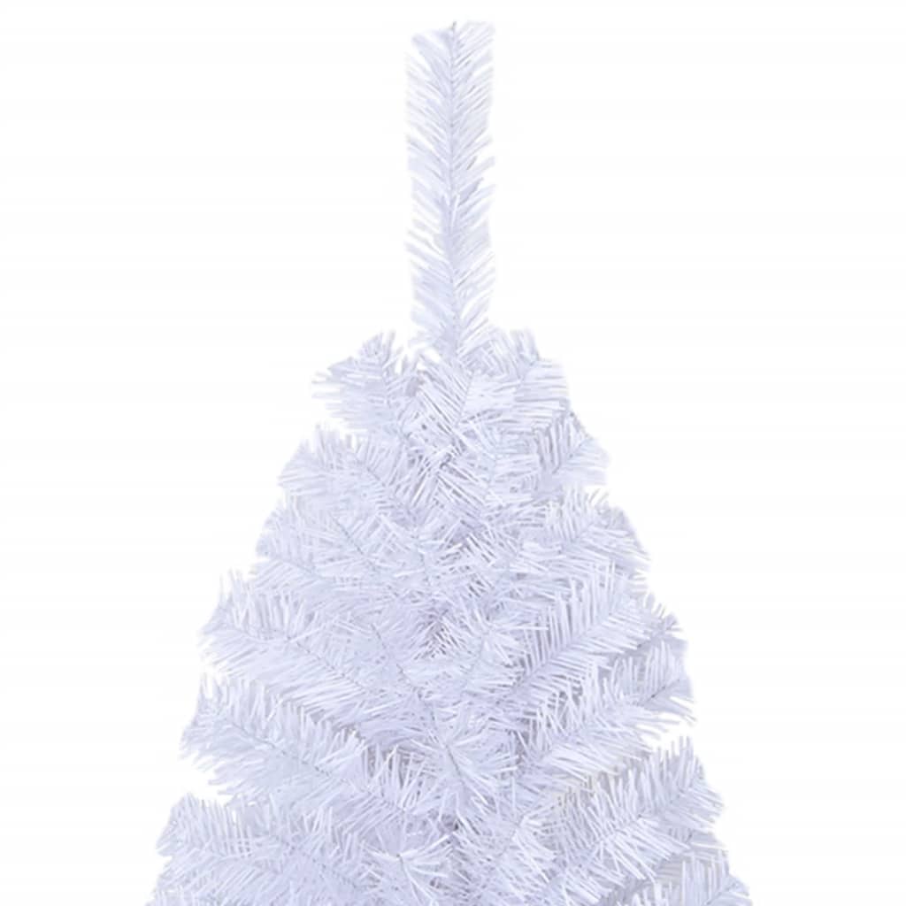 Kunstkerstboom met dikke takken 120 cm PVC wit