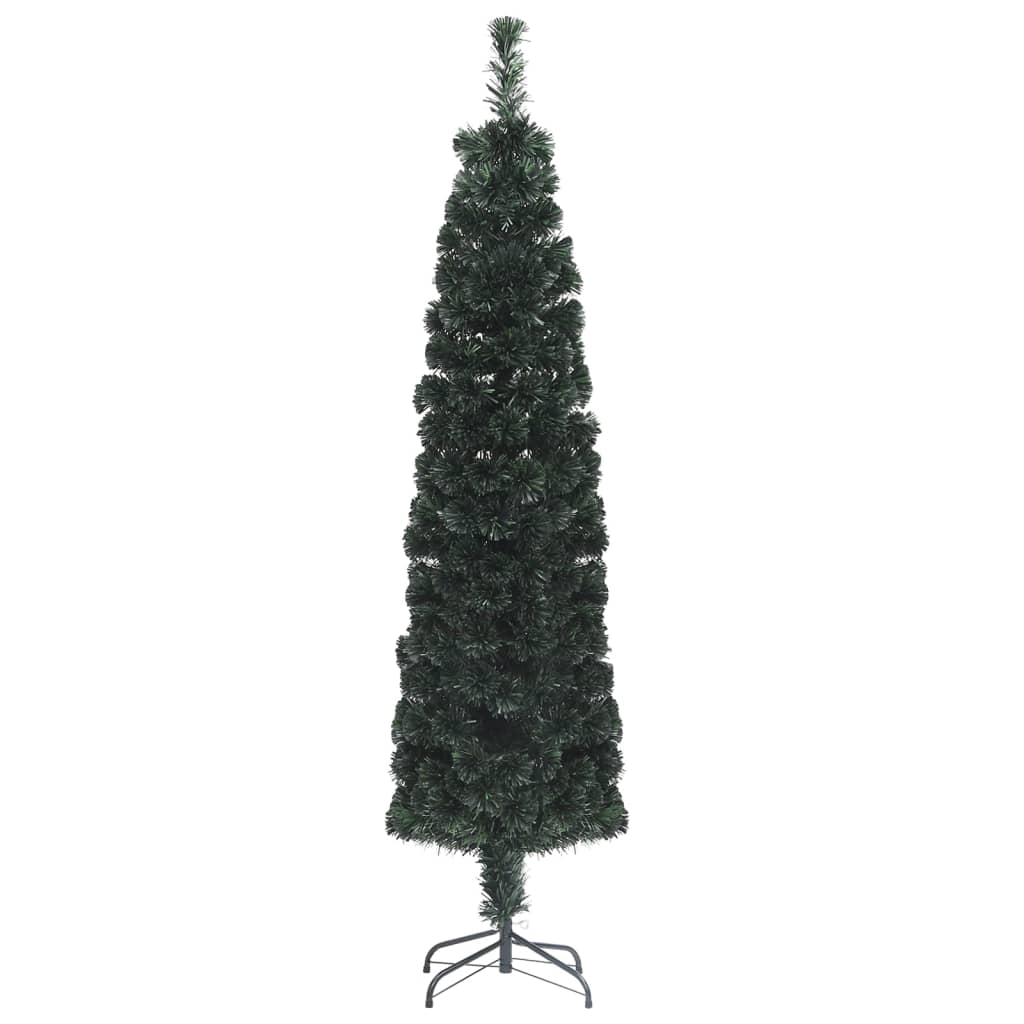 Kunstkerstboom met standaard smal 120 cm glasvezel