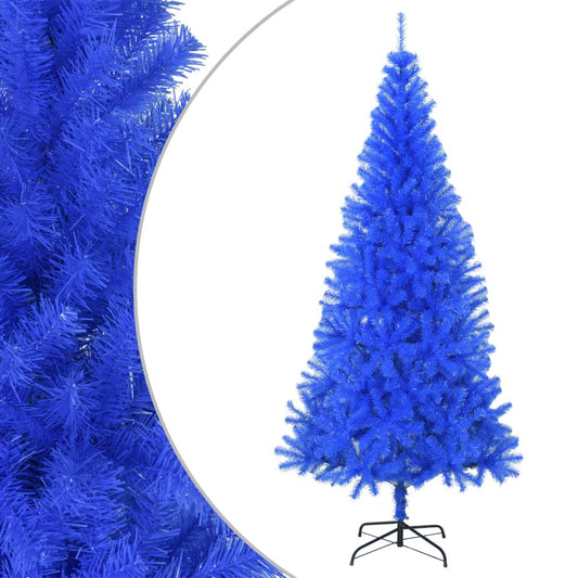 Kunstkerstboom met standaard 240 cm PVC blauw