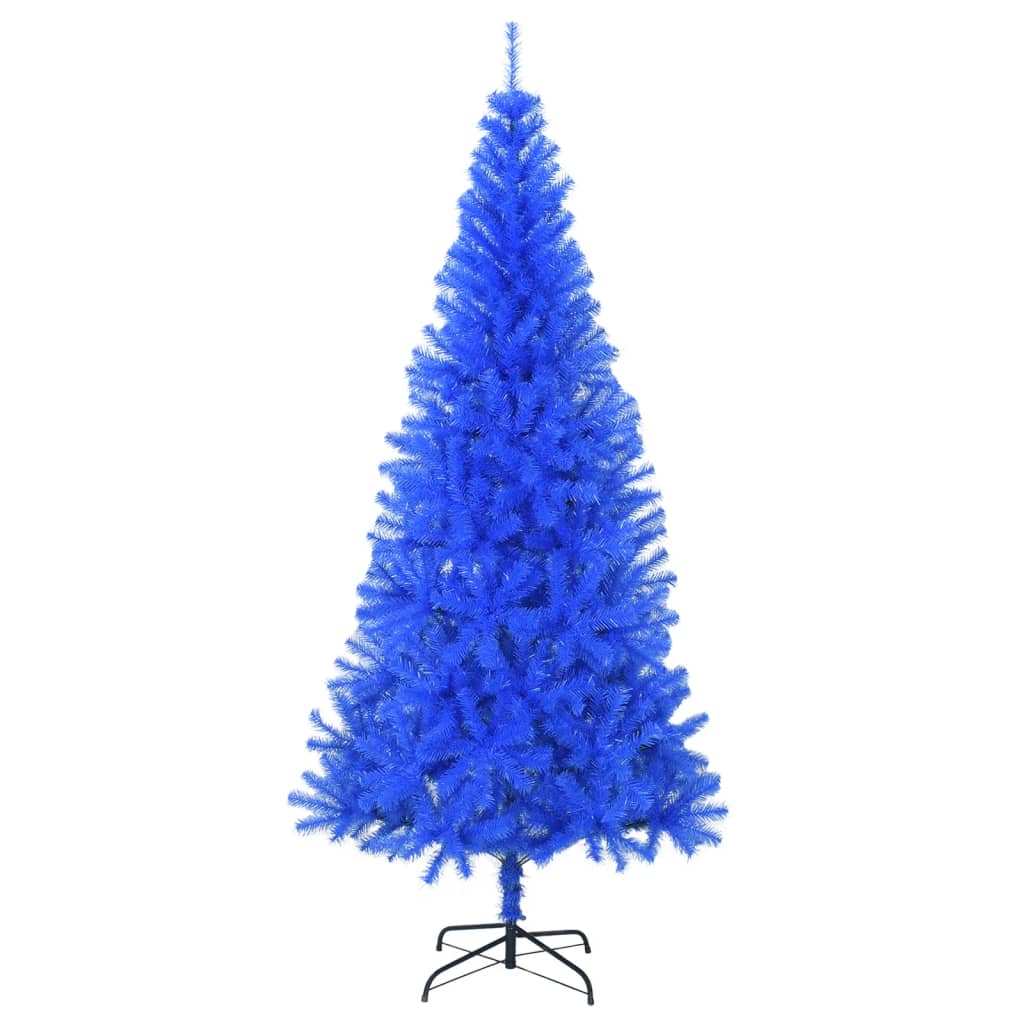 Kunstkerstboom met standaard 240 cm PVC blauw