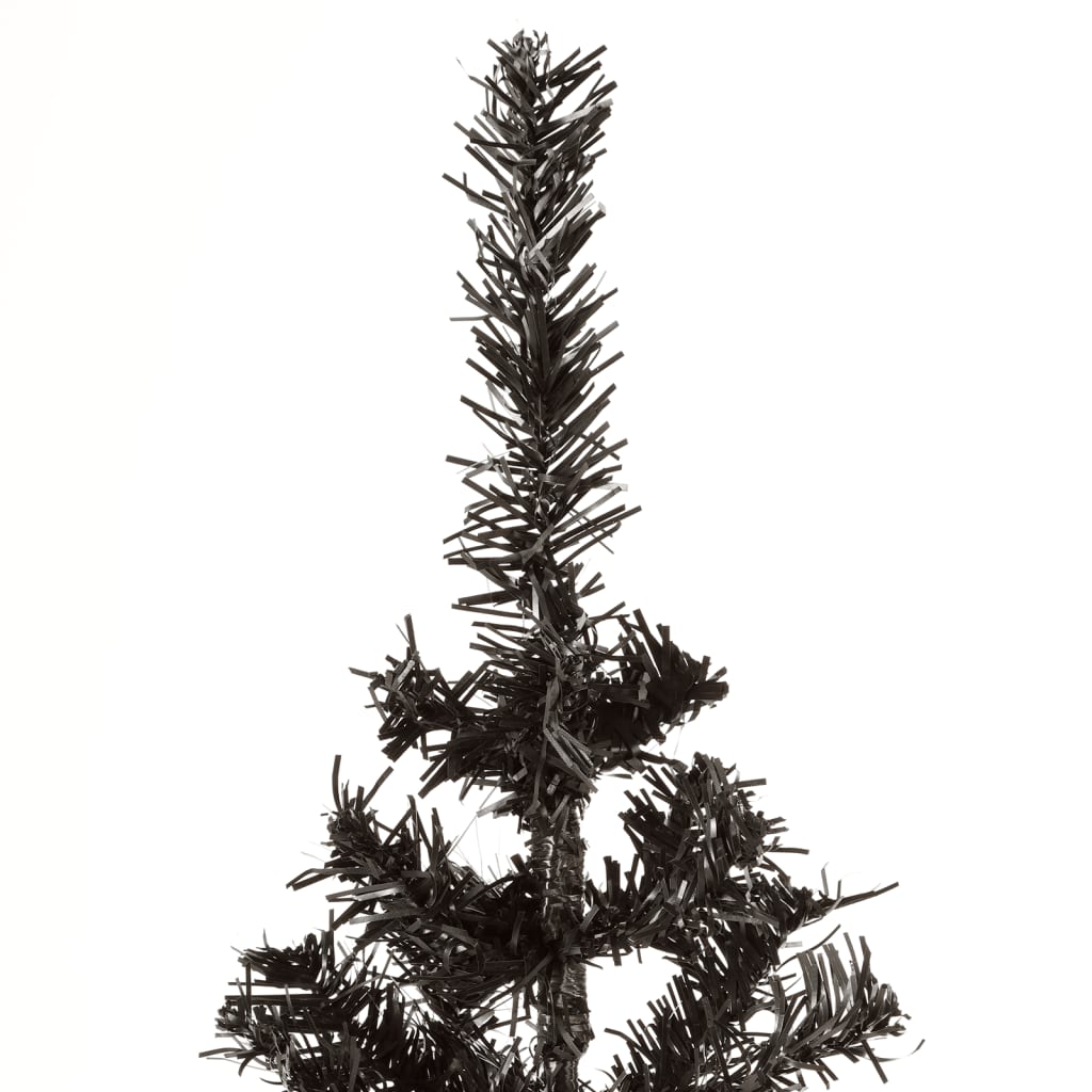 Kerstboom smal 120 cm zwart