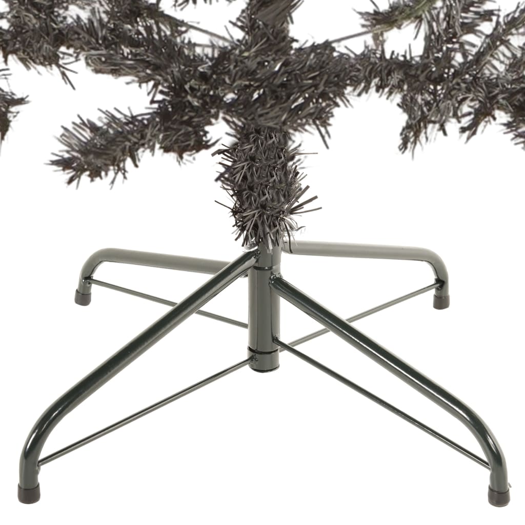 Kerstboom smal 180 cm zwart