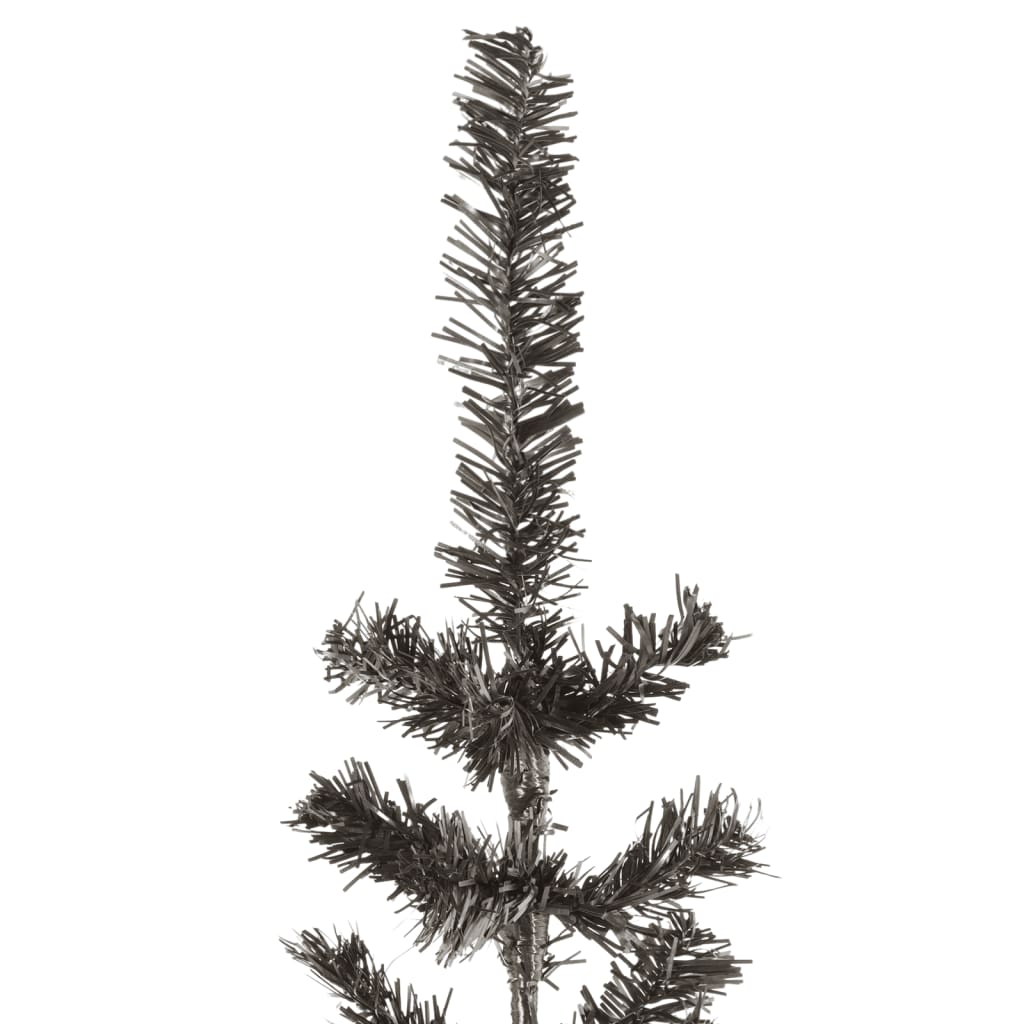 Kerstboom smal 180 cm zwart