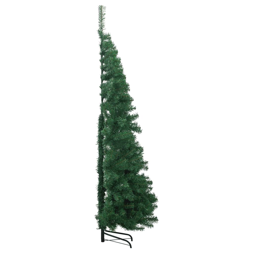 Kunstkerstboom hoek 240 cm PVC groen