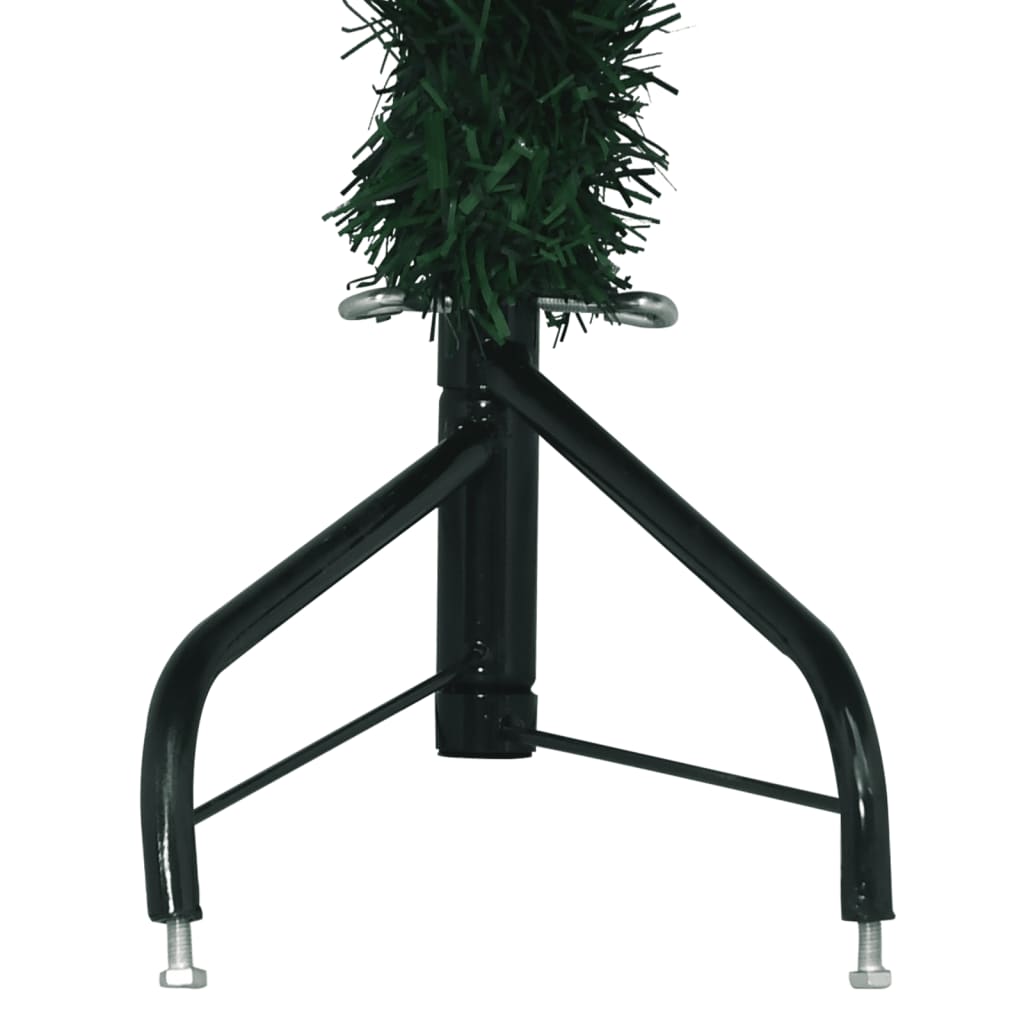 Kunstkerstboom hoek 240 cm PVC groen