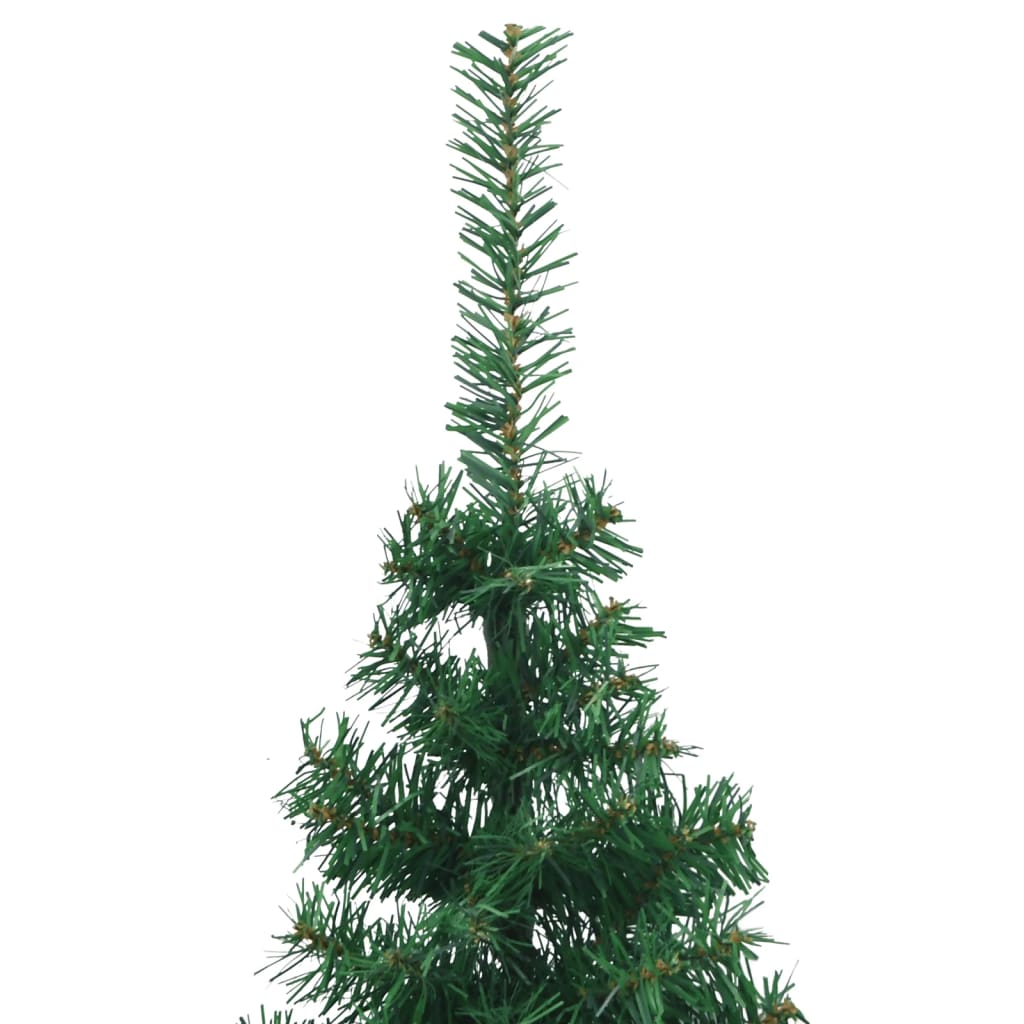 Kunstkerstboom hoek 240 cm PVC groen