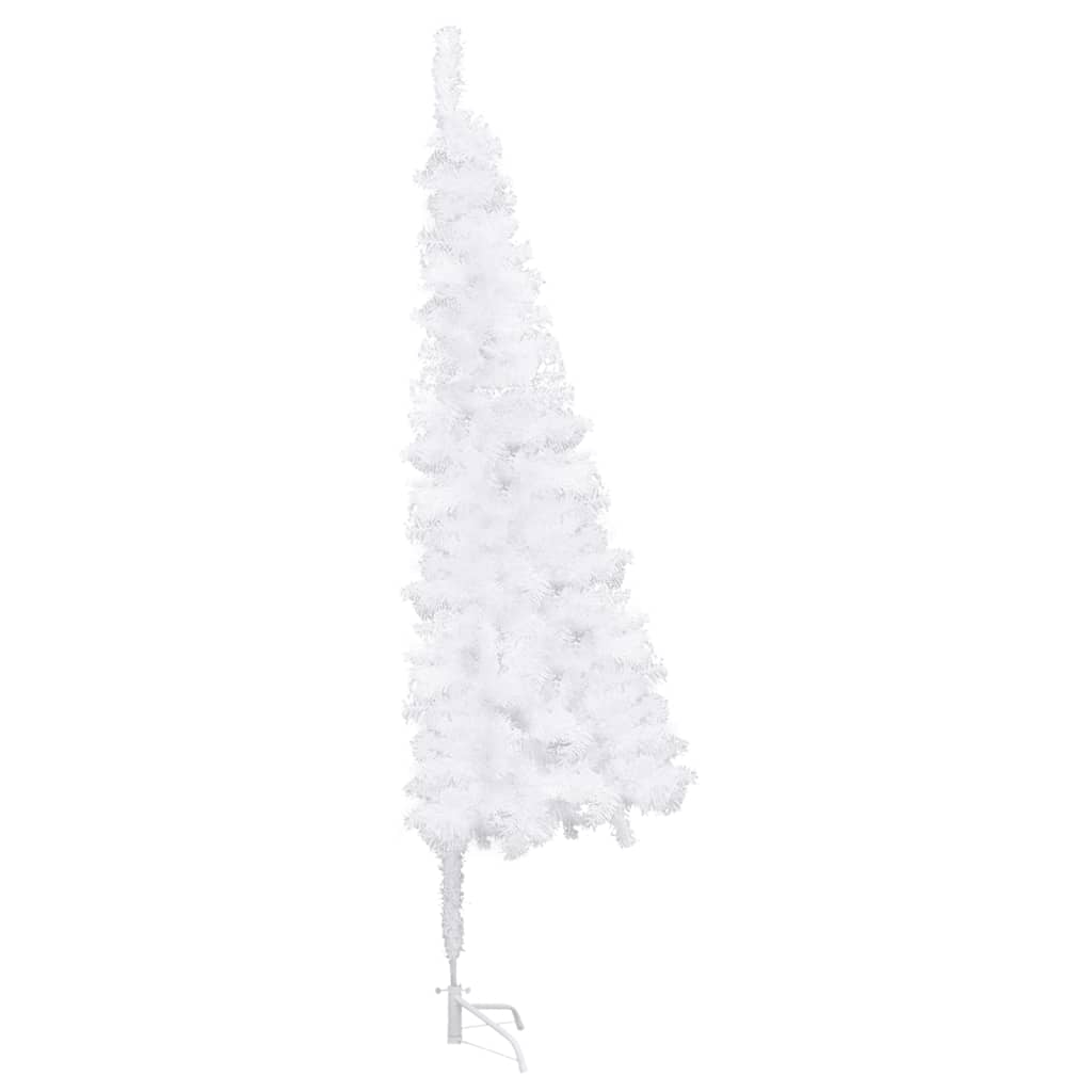 Kunstkerstboom hoek 150 cm PVC wit