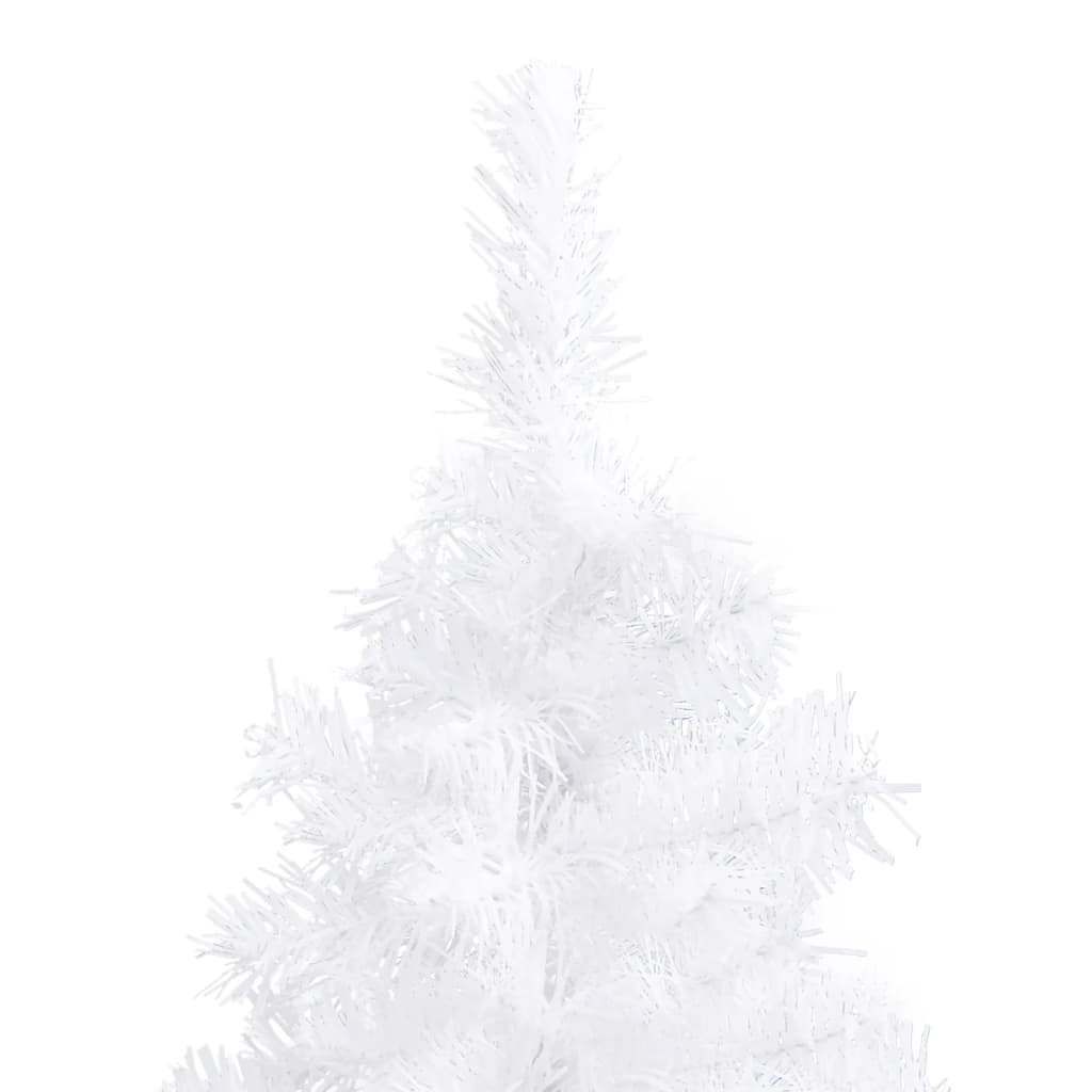 Kunstkerstboom hoek 150 cm PVC wit