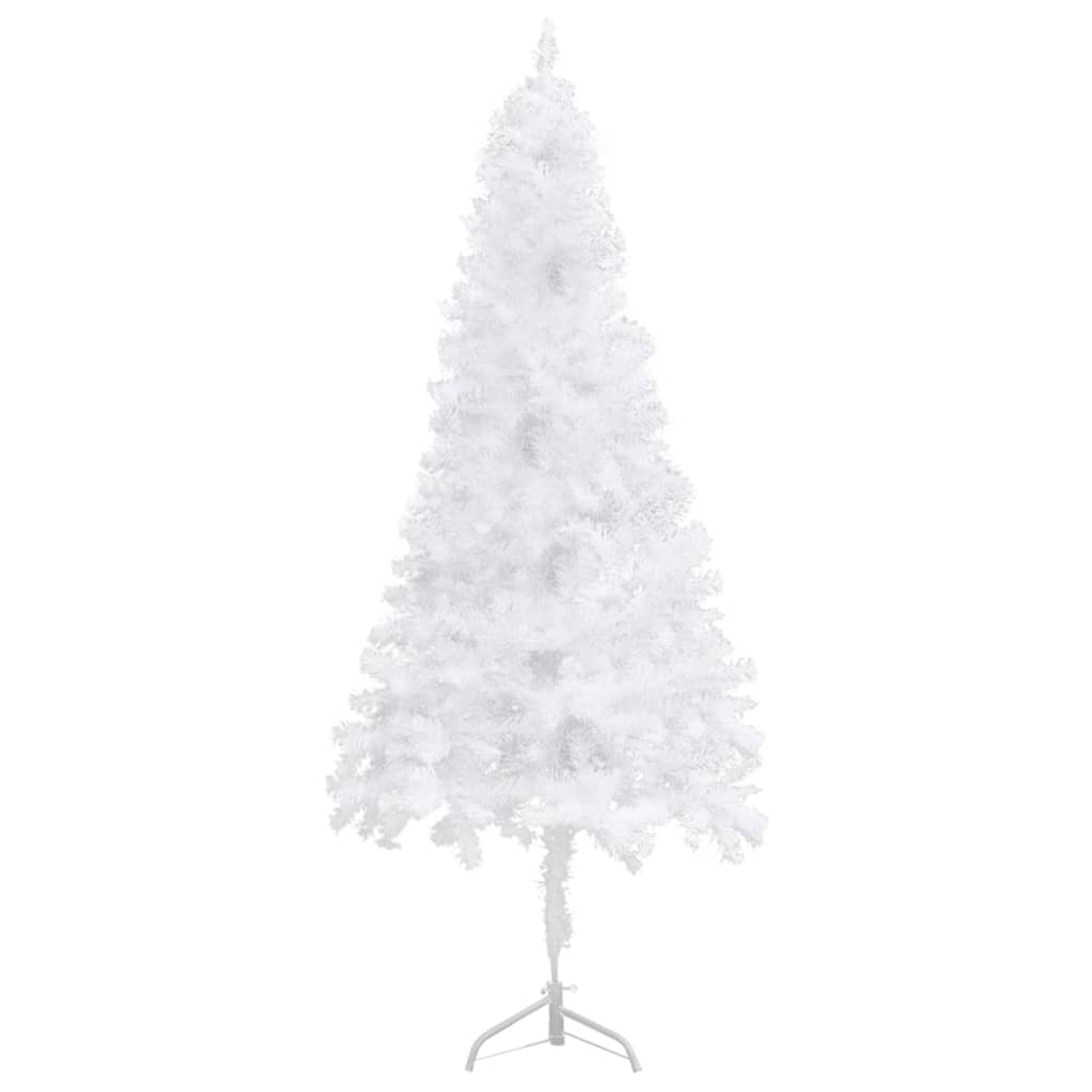 Kunstkerstboom hoek 210 cm PVC wit