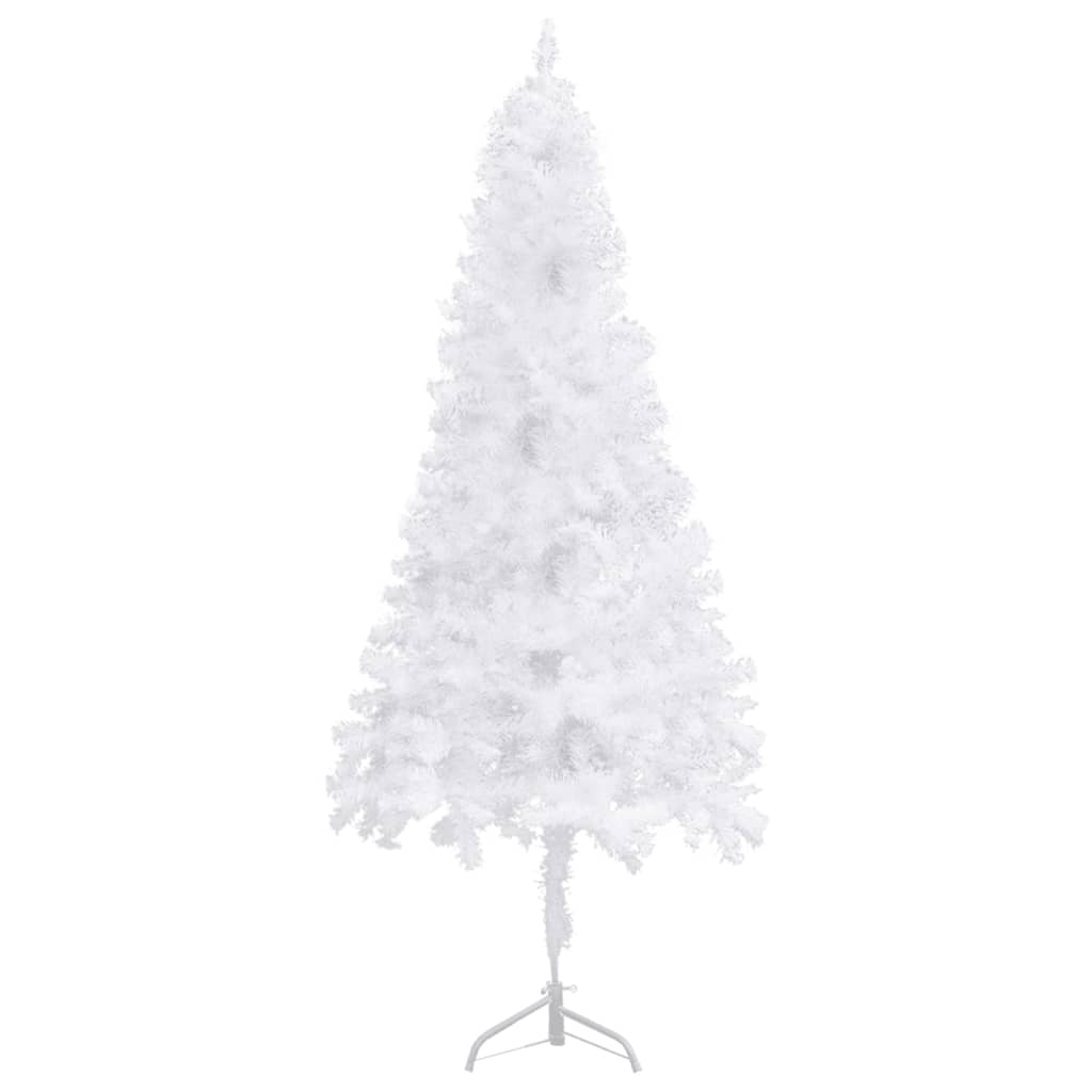 Kunstkerstboom hoek 240 cm PVC wit